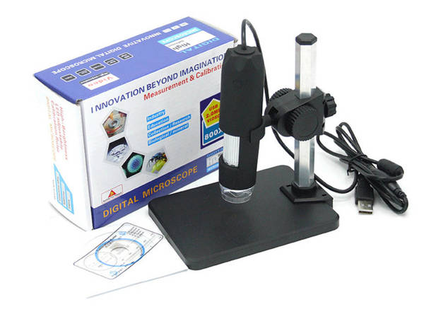 Mikroskop cyfrowy usb 8 led smd 800x lupa zoom