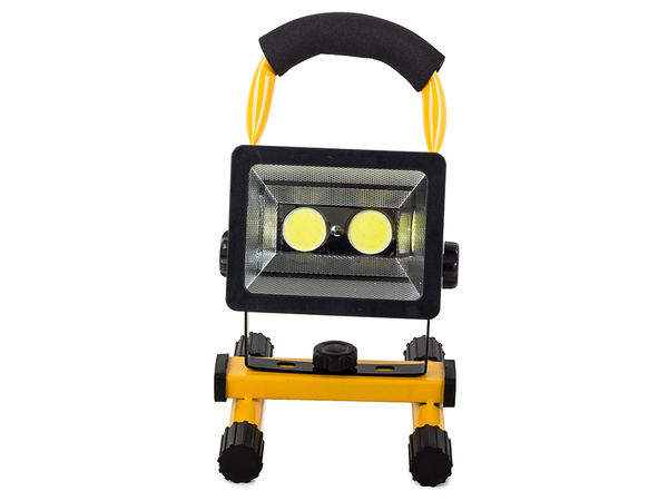 Portrait halogen 2 x led cob 30w battery