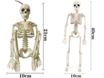 Emberi csontváz lógó 40cm halloween dekoráció mesterséges csontváz