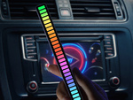 Usb vezetett hangválasz többszínű neon szalag rgb led villogó elem