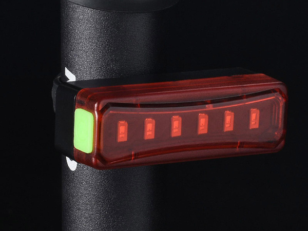 Aizmugurējā velosipēda led gaismas usb velosipēdu gaisma