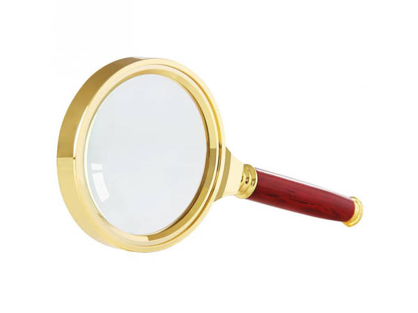 Classic handler 60 mm golden glass elegant