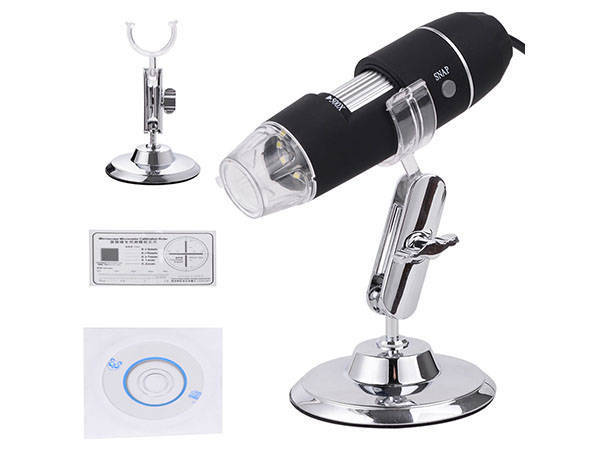 Digital mikroscop usb 8 led smd 1000x lupa zoom