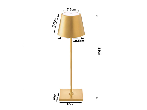 Galda nakts gaismas pieskārienu lampa 3 soļu augsta bezvadu usb