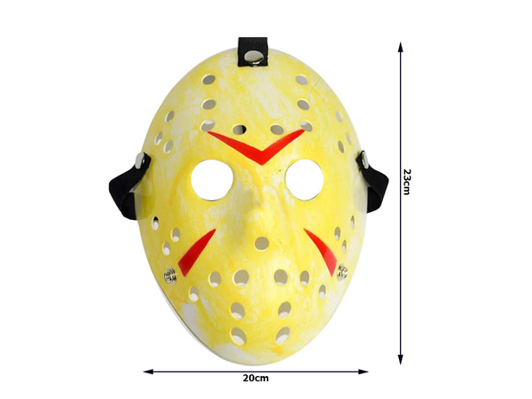 Halovīna maska jason friday 13 friday hokejists šausmu pārģērbšanās kostīms