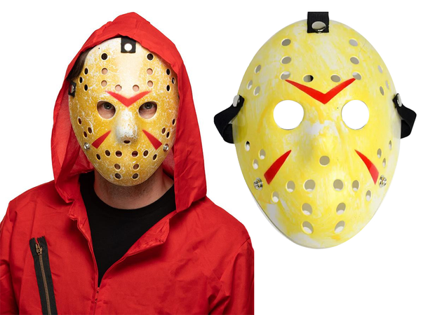 Halovīna maska jason friday 13 friday hokejists šausmu pārģērbšanās kostīms