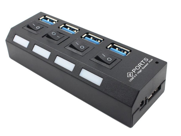 Sadalītājs hub usb portu sadalītājs 4x usb 3.0