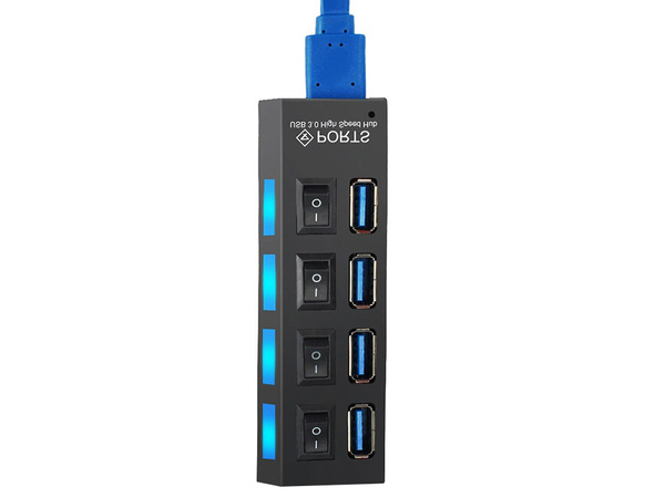 Sadalītājs hub usb portu sadalītājs 4x usb 3.0