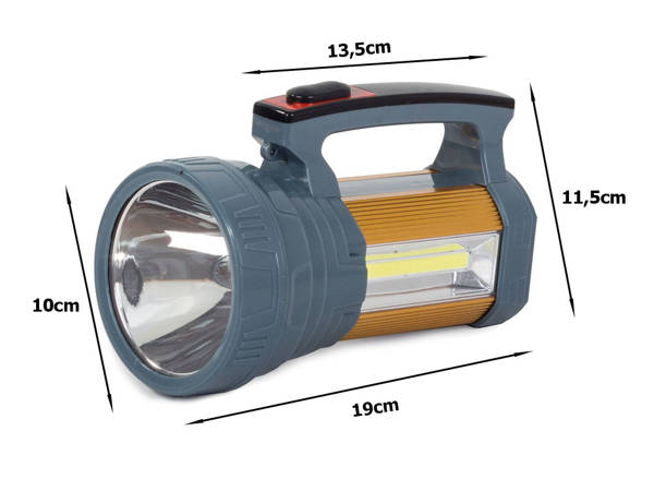 Searchlight power bank saules baterija xm-l l2 cob