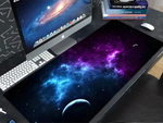 Gaming desk pad xxl cosmos stars 90x40 thick mousepad