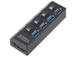 Sadalītājs hub usb portu sadalītājs 4x usb 3.0