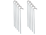 Tent piles anchor pigs steel 31cm 10gab hook &amp loop pins