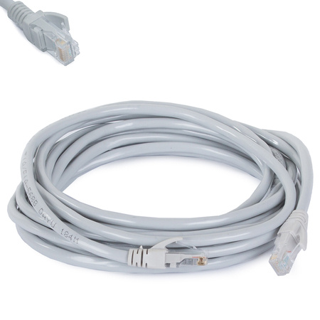 Lan cat6 rj45 ethernet net kabelis 5 m