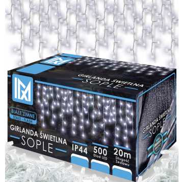 KALĖDINĖS LEMPUTĖS 500 LED 20M ŠALTAS (30)