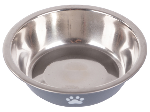 Metalinis anti-slipping dog cat food water bowl 150ml