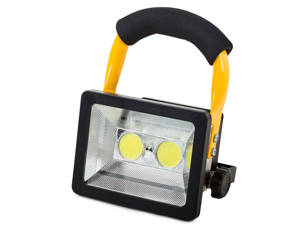 Portrait halogen 2 x led cob 30w baterija