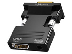 Konverterio adapteris iš hdmi į vga d-sub audio