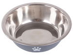 Metalinis anti-slipping dog cat food water bowl 150ml