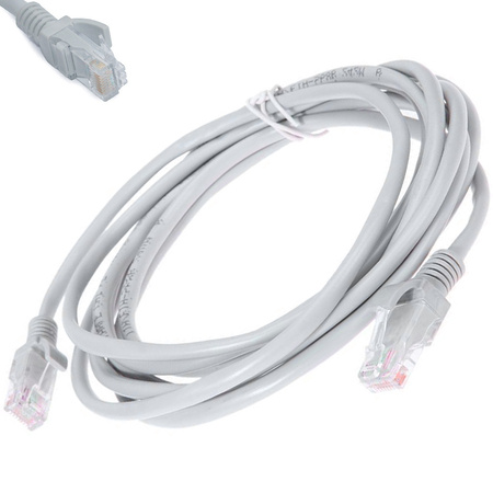 Kabel sieciowy lan cat5e rj45 skrętka ethernet 2m przewód internetowy utp