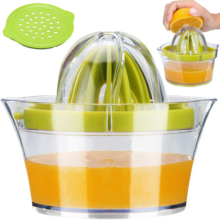 Ręczna wyciskarka cytrusów owoców wyciskacz soku z cytryn pomarańczy 400ml