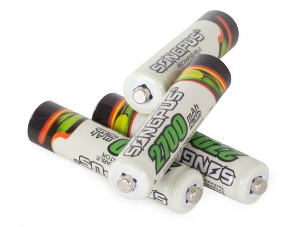 4szt. Bateria akumulatorki aaa r3 up to 2700mah