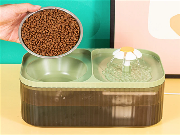 Automatyczne poidełko dla kota psa fontanna wodna filtr miska na karmę