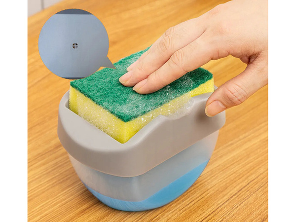 Dozownik na płyn do mycia naczyń pojemnik gąbka