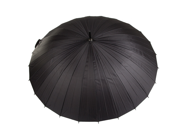 Duży parasol parasolka czarna wytrzymała elegancka