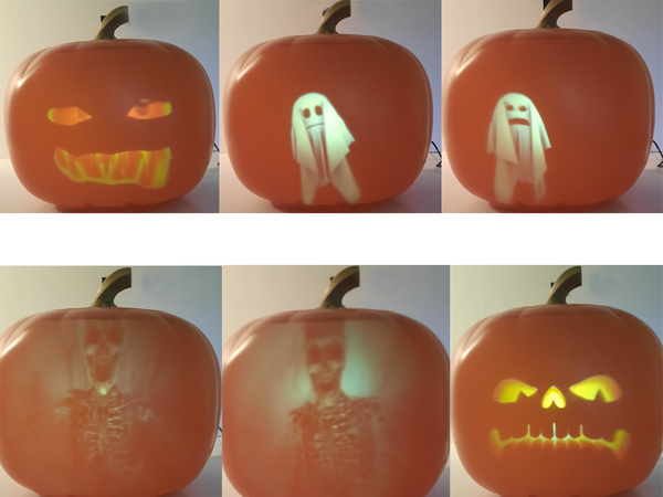 Dynia projektor animacji halloween lampka nocna