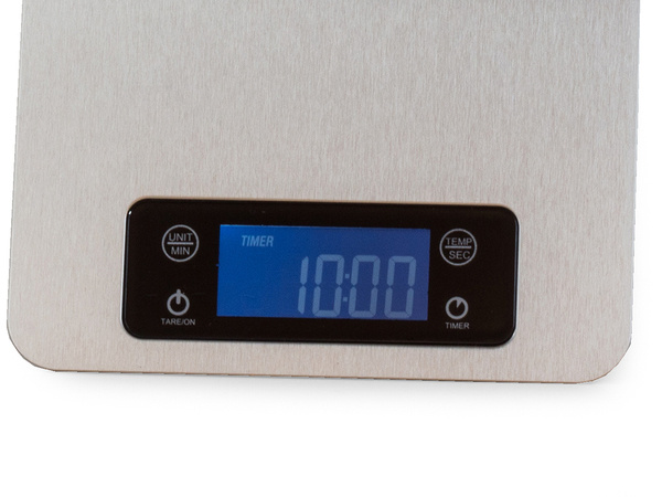 Elektroniczna waga kuchenna płaska stalowa 5kg lcd
