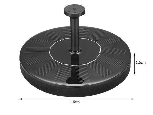 Fontanna solarna pompa ogrodowa do oczka pływająca