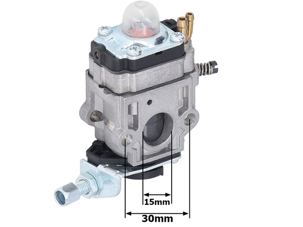 Gaźnik do kosy spalinowej podkaszarki łącznik uniwersalny 15mm uszczelki