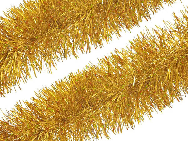 Girlanda choinkowa świąteczna łańcuch złoty 6m