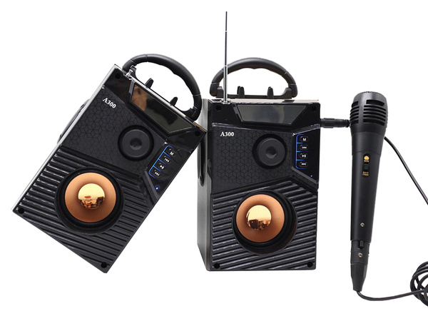 Głośnik bezprzewodowy bluetooth radio micro sd