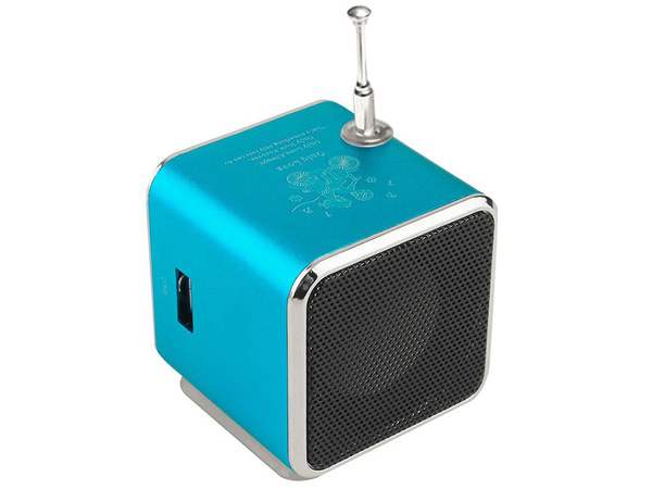 Głośnik bezprzewodowy przenośny mini radio fm led bluetooth mobilny microsd