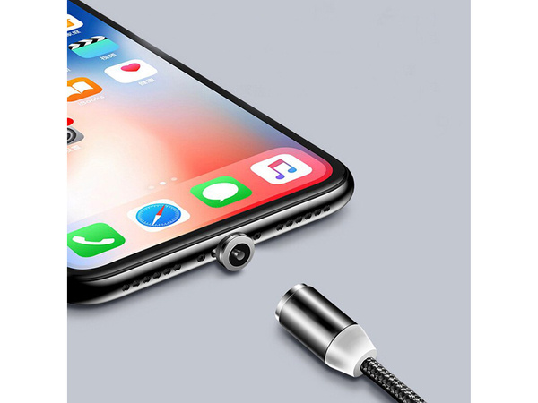 Kabel magnetyczny 3w1 micro typ-c usb do iphone 1m