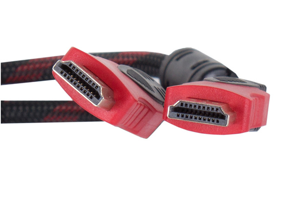 Kabel przewód hdmi 2.0 4k 3d uhd 3m miedź 48 bit