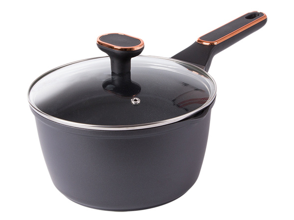 Komplet garnków rondli patelni indukcja gaz non stick premium 8 elementów