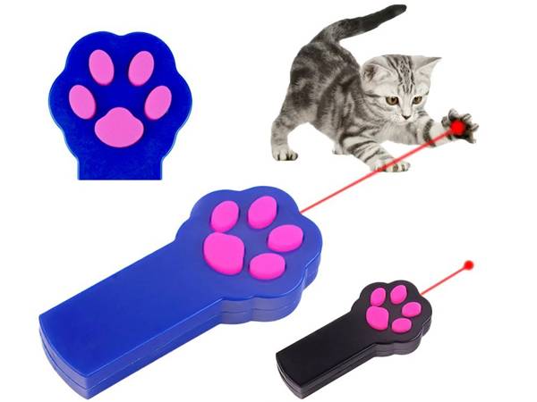 Laser dla kota światełko zabawka wskaźnik łapka