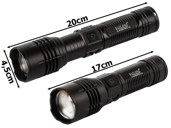 Latarka taktyczna bailong mocna led pm10-tg zoom