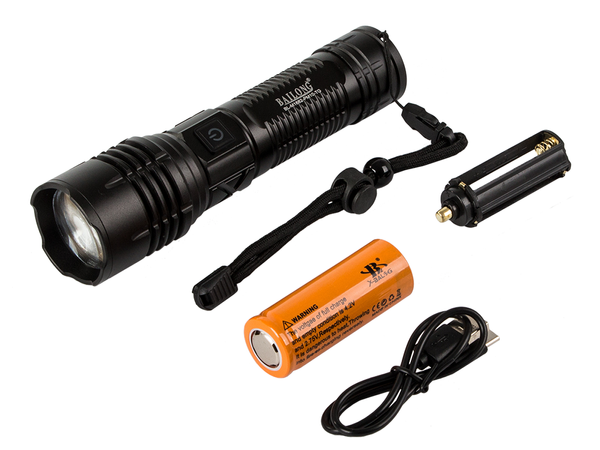 Latarka taktyczna bailong mocna led pm10-tg zoom