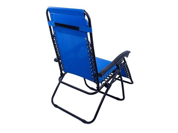 Leżak ogrodowy fotel plażowy składany gravity zero