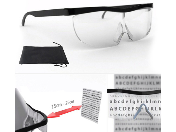Lupa okulary powiększające big vision 160% zoom