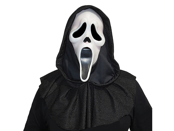 Maska krzyk na halloween przebranie strój strach