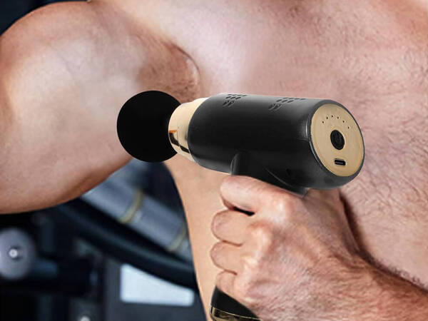 Mini pistolet do masażu ciała mięśni mocny masażer massage gun przenośny