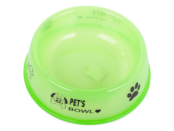 Miska plastikowa dla psa kota na kramę wodę 0,4l