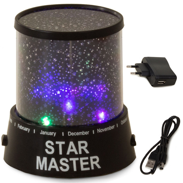 Projektor gwiazd lampka nocna niebo USB 230V