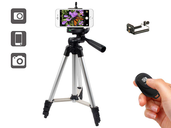 Statyw tripod pilot bluetooth uchwyt na telefon