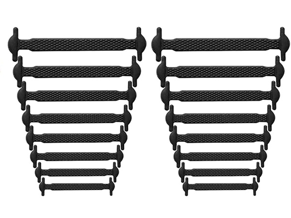 Sznurówki silikonowe do butów bez wiązania 16szt