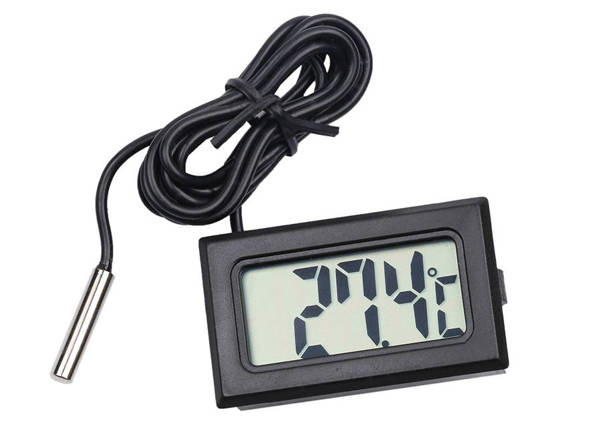 Termometr elektroniczny LCD z sondą cyfrowy pieca